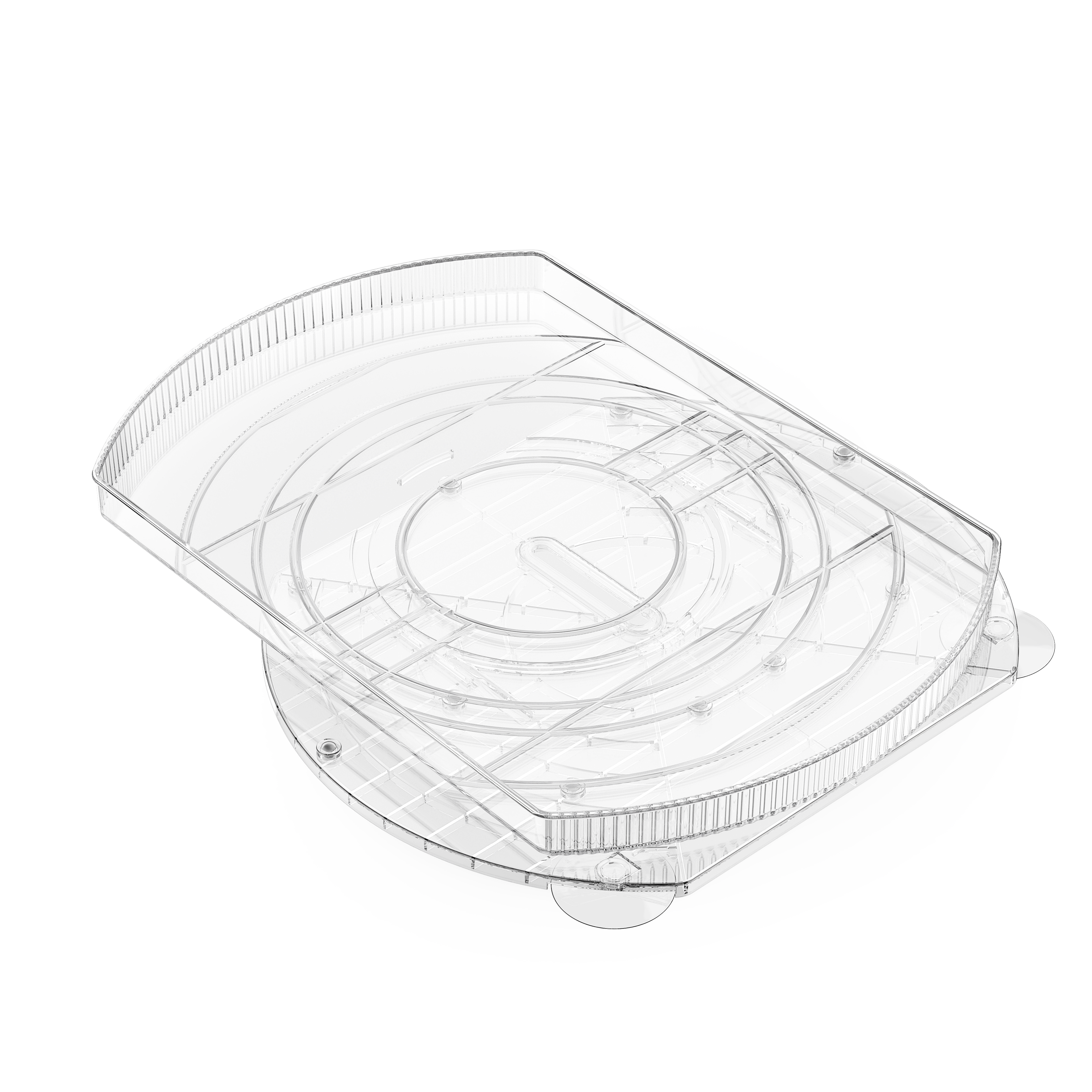 फ्रिज अंडाकार टर्नटेबल