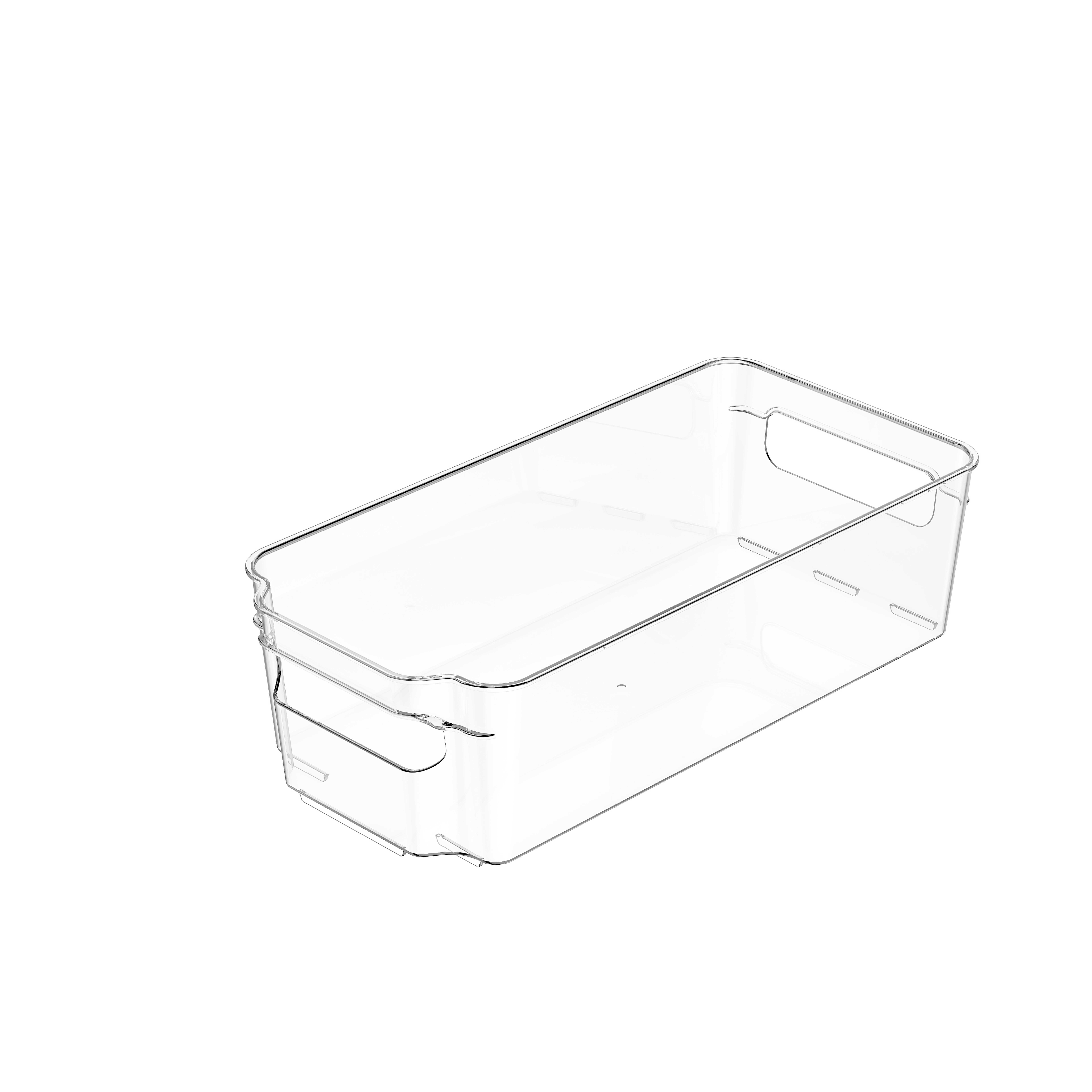 हैंडल में मध्यम फ्रिज बिन